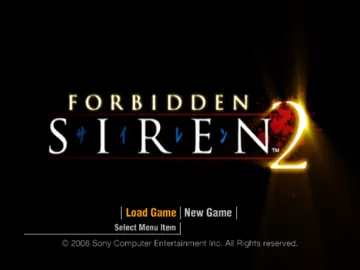 Siren 2 (Japan) screen shot title